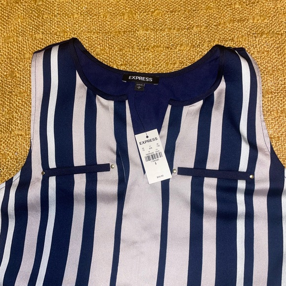 NWT Express Striped Blouse - Picture 5 of 7